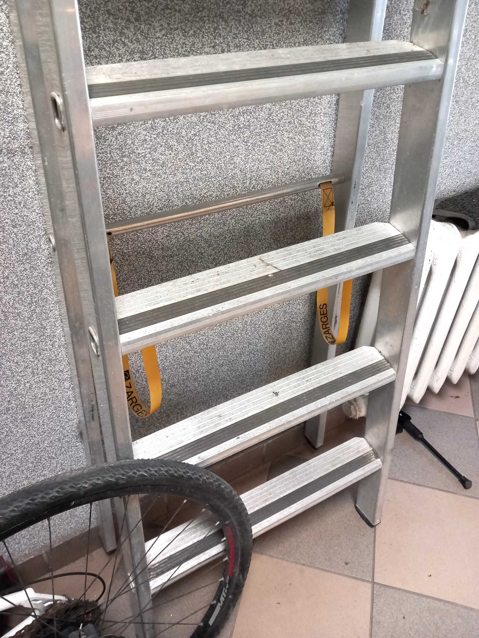 Drabina aluminiowa ZAGRES MASTERSTEPS 5 stopni 1.32m Loombard Szczytno