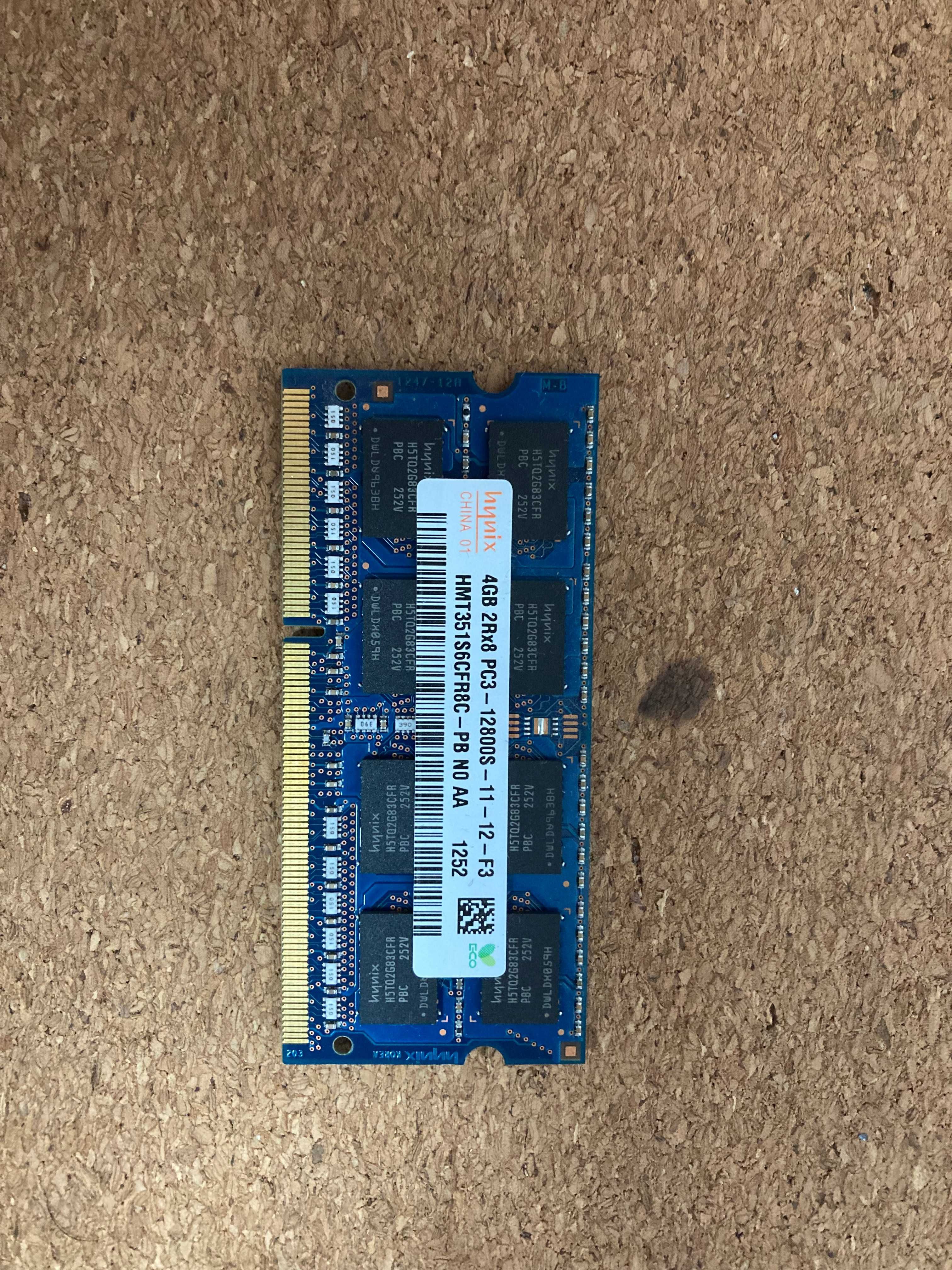 Memoria RAM 4GB 2Rx8 PC3 - 12800S