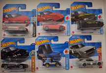 HotWheels  -> Ford, Honda, Nissan, Toyota, Subaru, Datsun, Italy