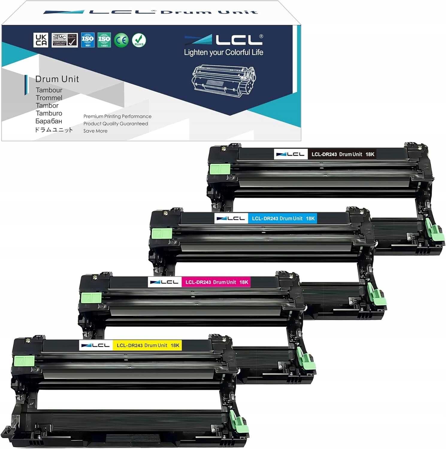 1363. Bęben DR243CL do Brother MFC-L3740CDN MFC-L3750CDW 1 szt cyan