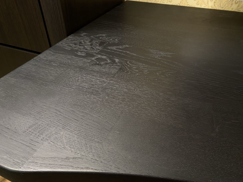 Стіл з електрорегулюванням, стільниця чорний Дуб 1200x800 Stiystil