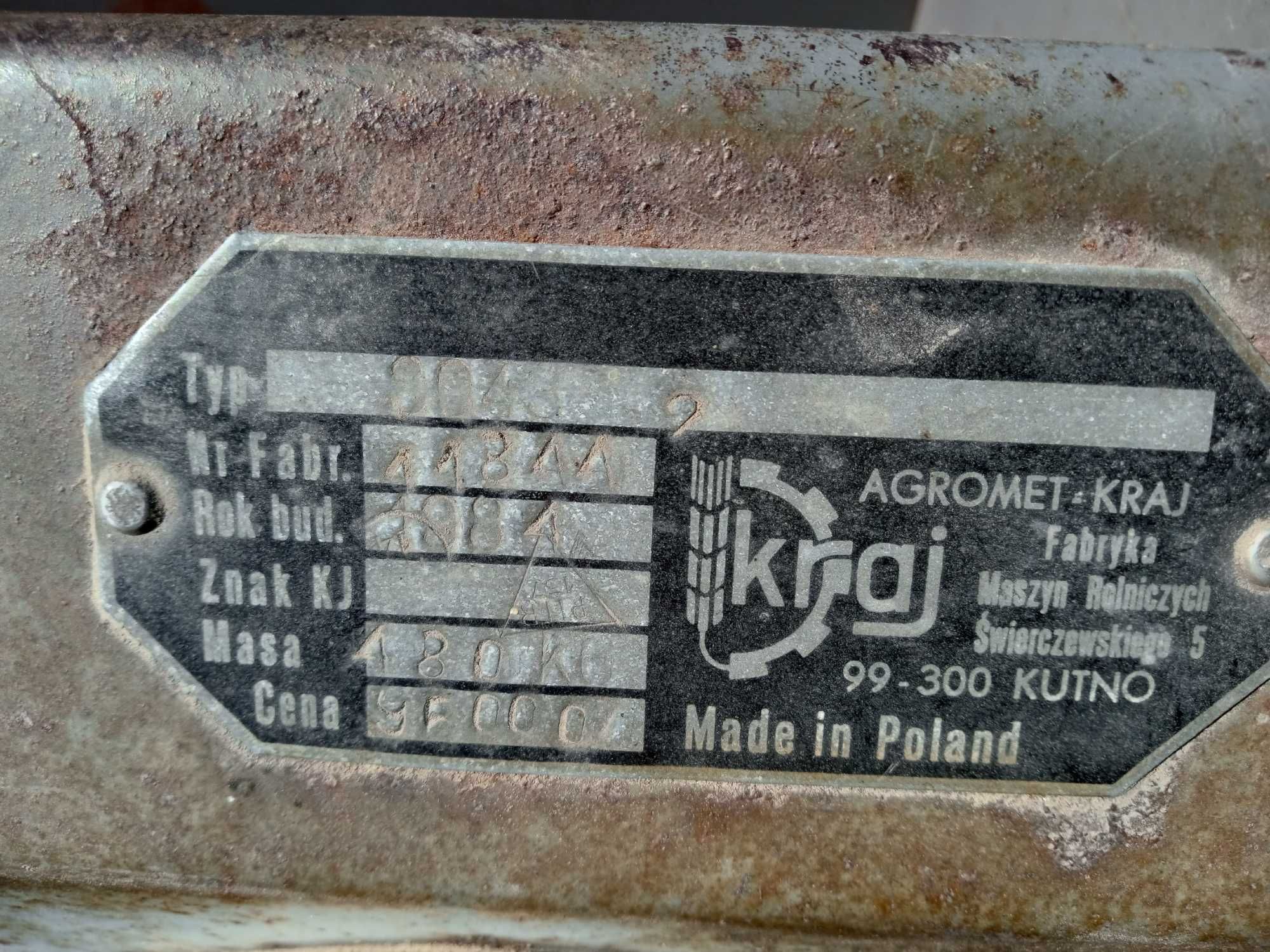 Siewnik Poznaniak na docisku