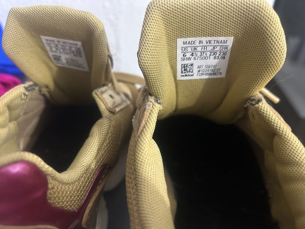 Tenis adidas falcon dourados tam 37/5