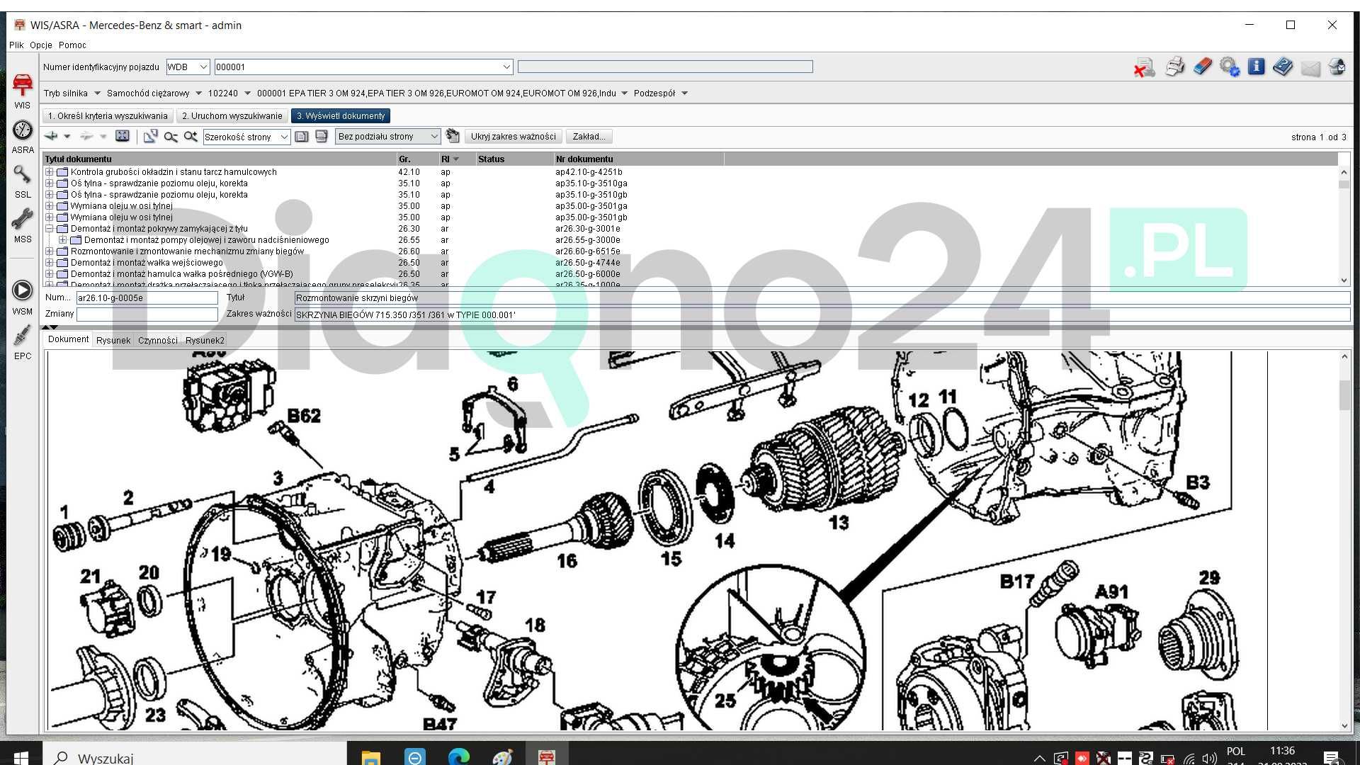 SERWISOWY SPRZĘT do Mercedes Benz MB Star Vito Sprinter AMG Gwarancja