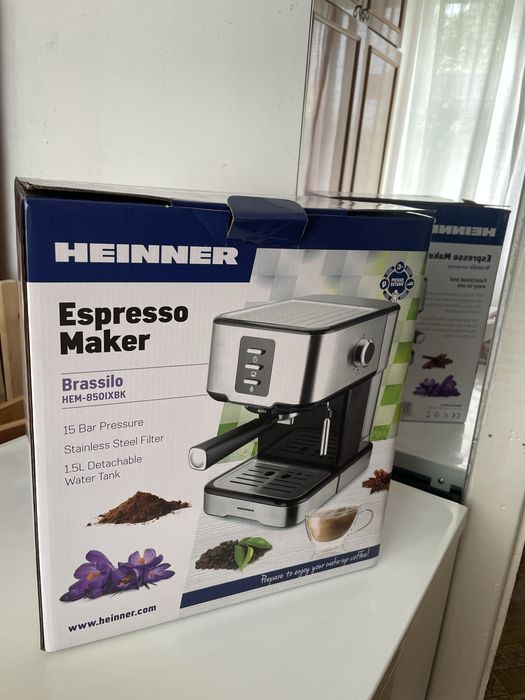 Кавоварка Espresso Maker Brassilo HEM-850IXBK
