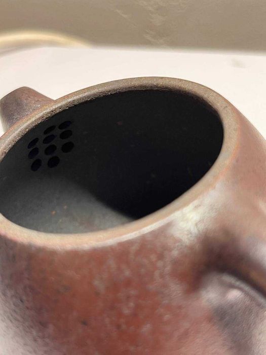 Глиняний чайник з їсинської глини, дровяного випалу 200мл