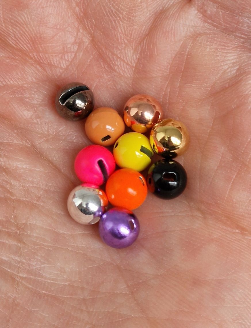 Koraliki wolframowe 6.4mm (2.2g) - 30 sztuk