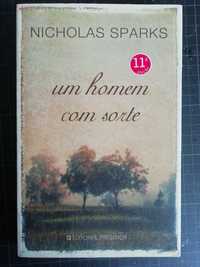 Livro Nicholas Sparks "Um homem com sorte" (NOVO)