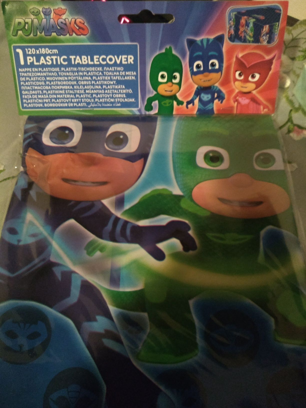 Obrus urodzinowy pj masks