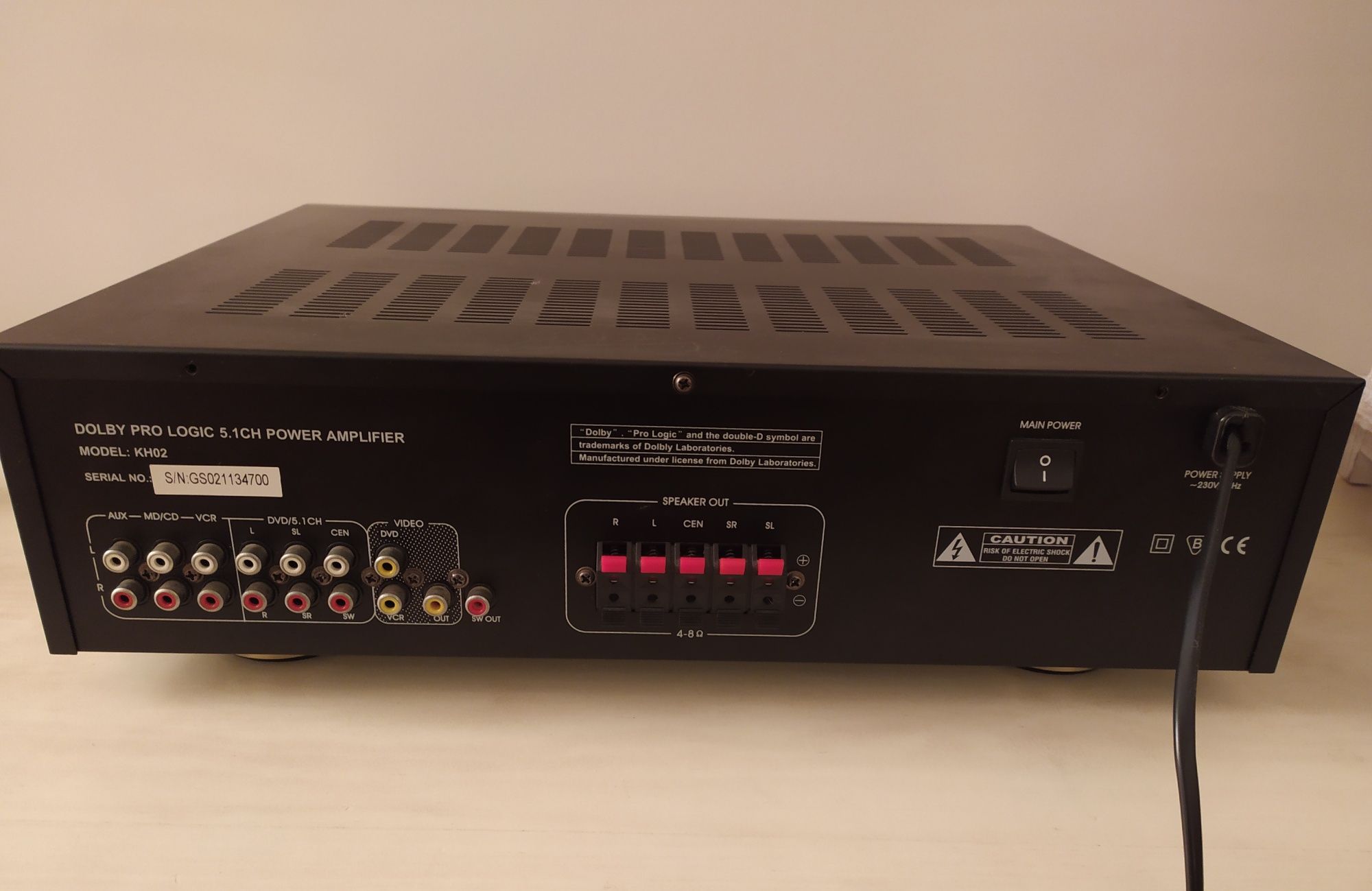Amplificador Bench KH02 PRO Logic Power amplifier