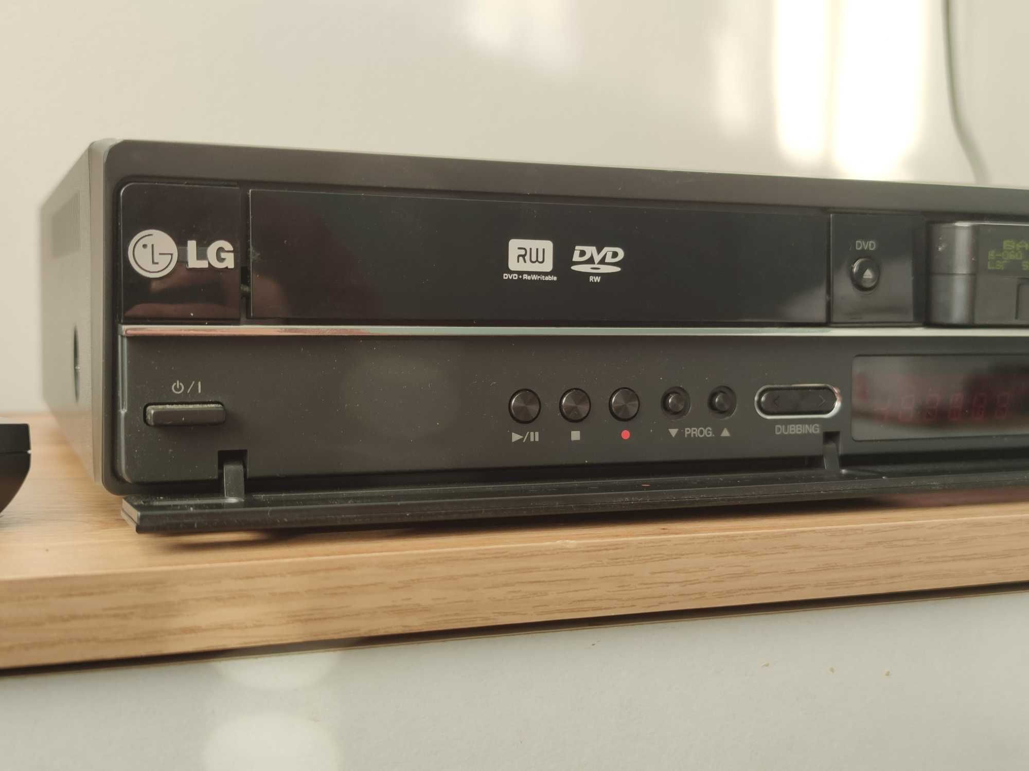 LG RC388 nagrywarka DVD/VHS combo HiFi + Pilot. Przegraj stare kasety