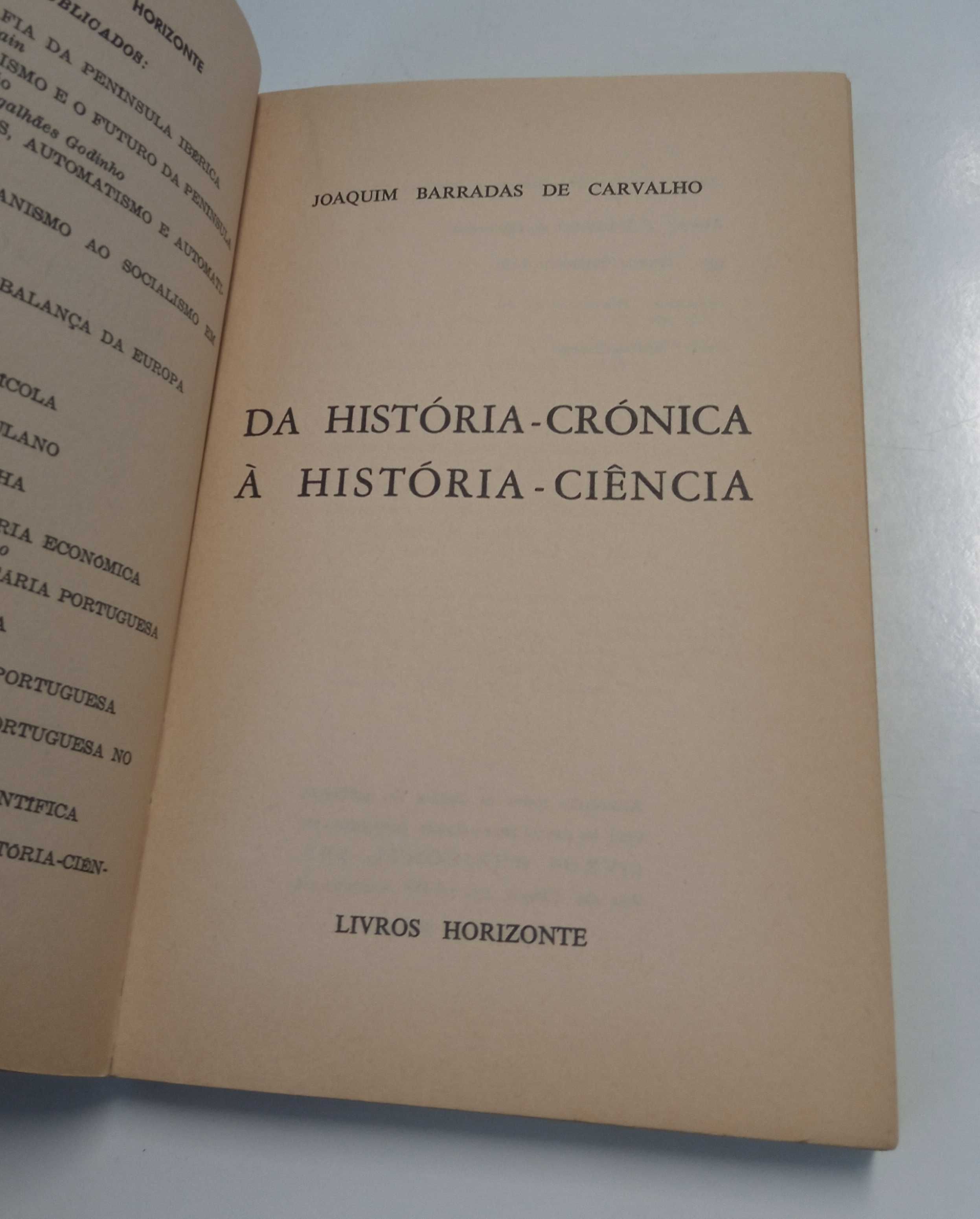 Da História-Crónica à História-Ciência