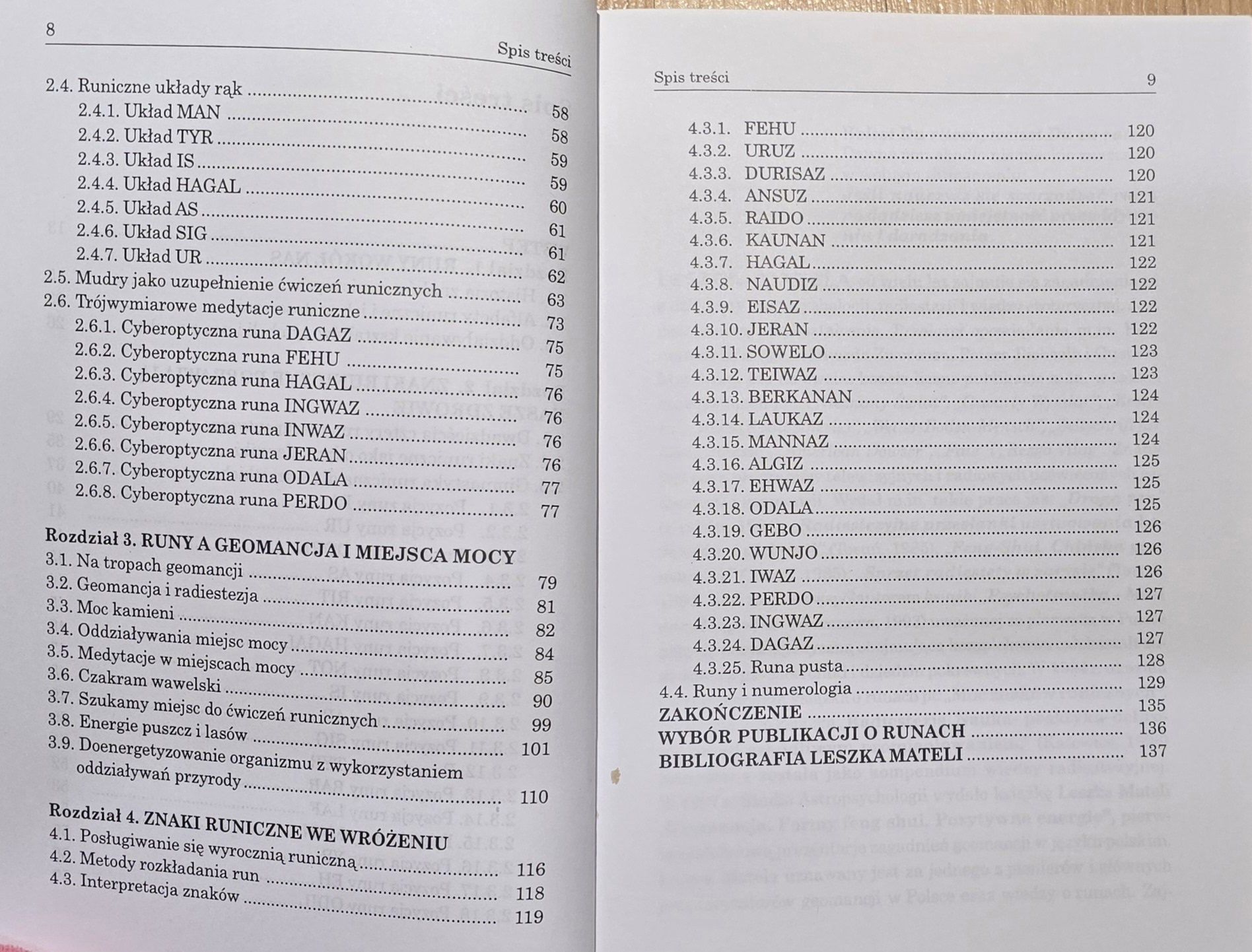 Ezoteryka Parapsychologia Runy i ich zastosowanie Leszek Matela *