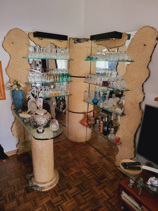 Movel bar a imitar pedra