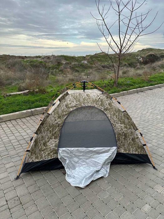 Водостійка ПАЛАТКА на двох! Похідна палатка, НАМЕТ. Автоматична 2-х!