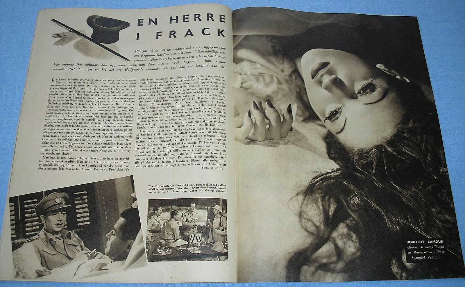 FilmJournalen nr 24 z 13 czerwca 1942r Sickan Carlsson i Karl Holmsten