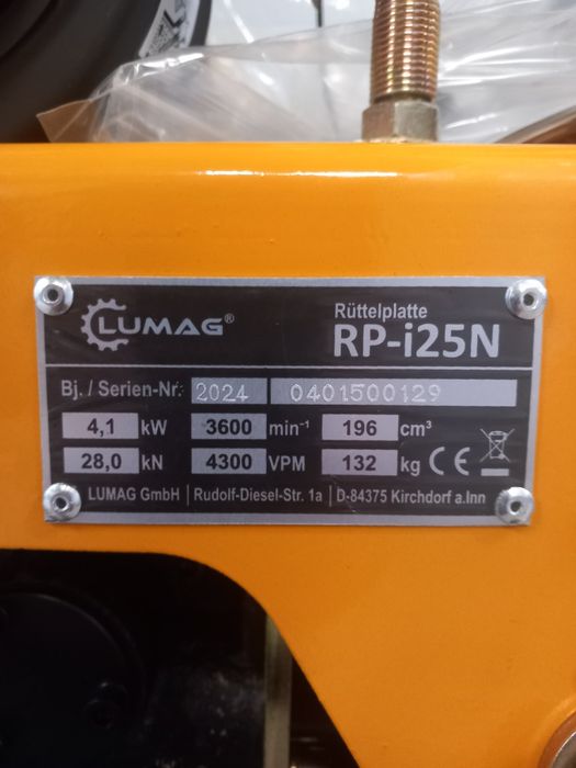 Zagęszczarka Lumag RP 130 HPC