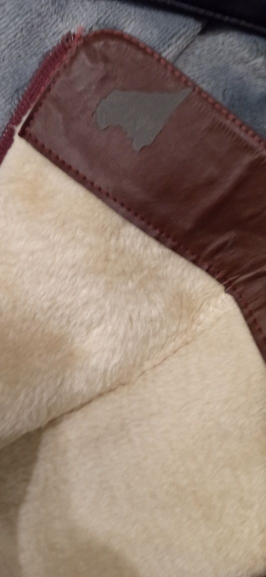 Kozaki damskie długie 41 bordo burgund