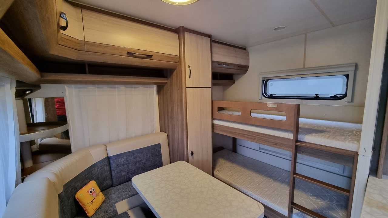 Przyczepa kempingowa Hobby 650 KMFe DE LUXE - WYPOSAŻONA 100%