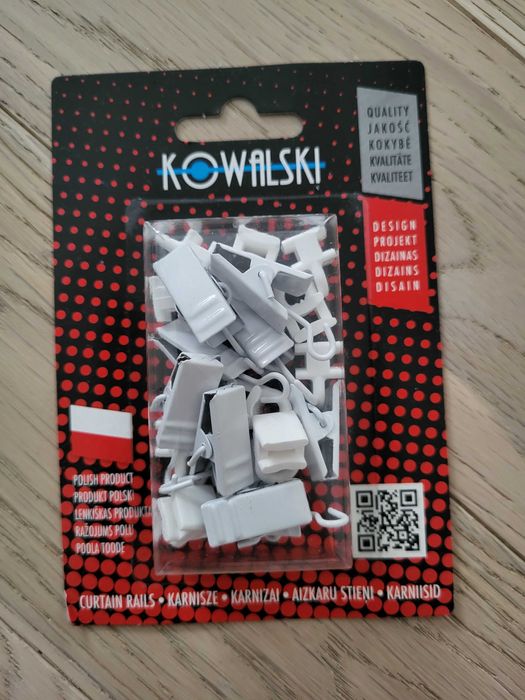 Żabki ze ślizgiem do szyny sufitowej 80 sztuk