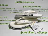 Вьетнамки Crocs Bayaband Flip White белые оригинал 36-44