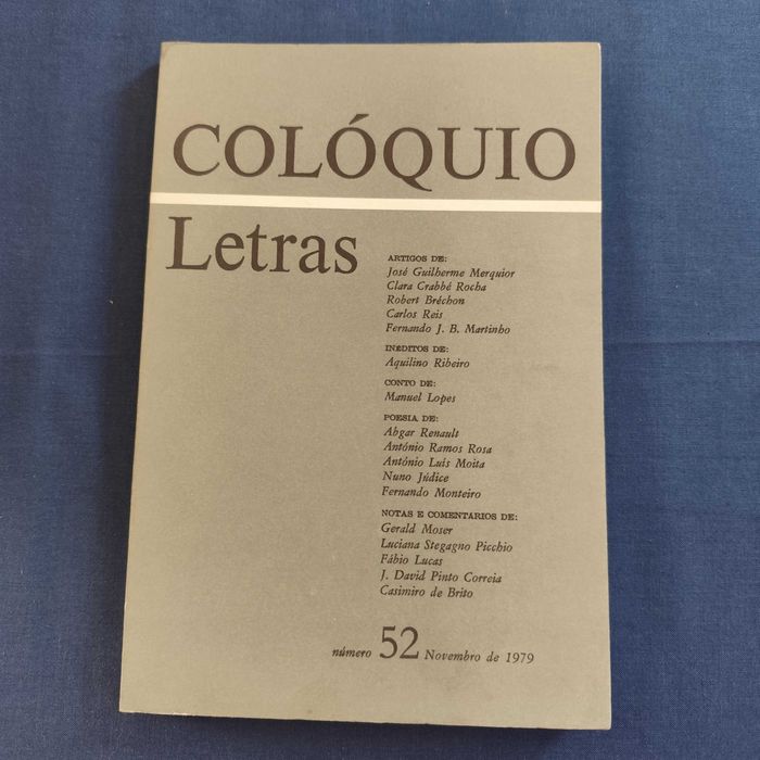 Revista Colóquio Letras 52 - Novembro 1979