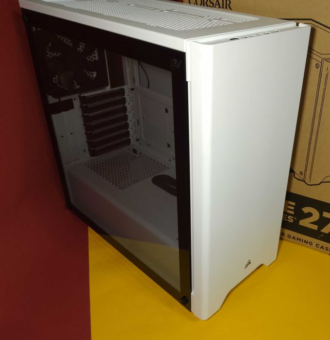 Корпус ПК CORSAIR Закаленное Стекло Кулеры Mid Tower Игровой CARBIDE