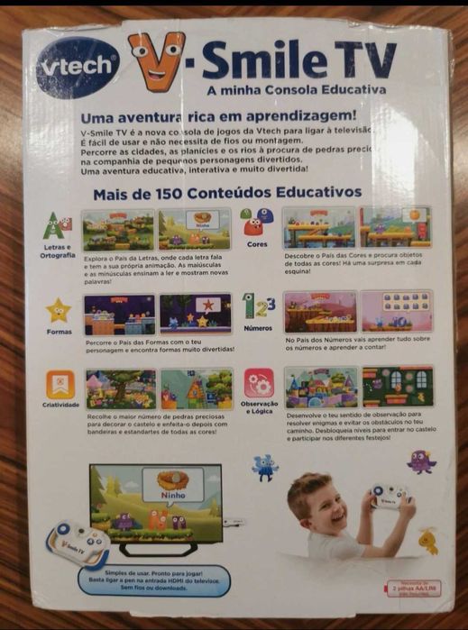 Jogo Eletrónico Vtech V-Smile TV (Idade Mínima: 3 Anos)