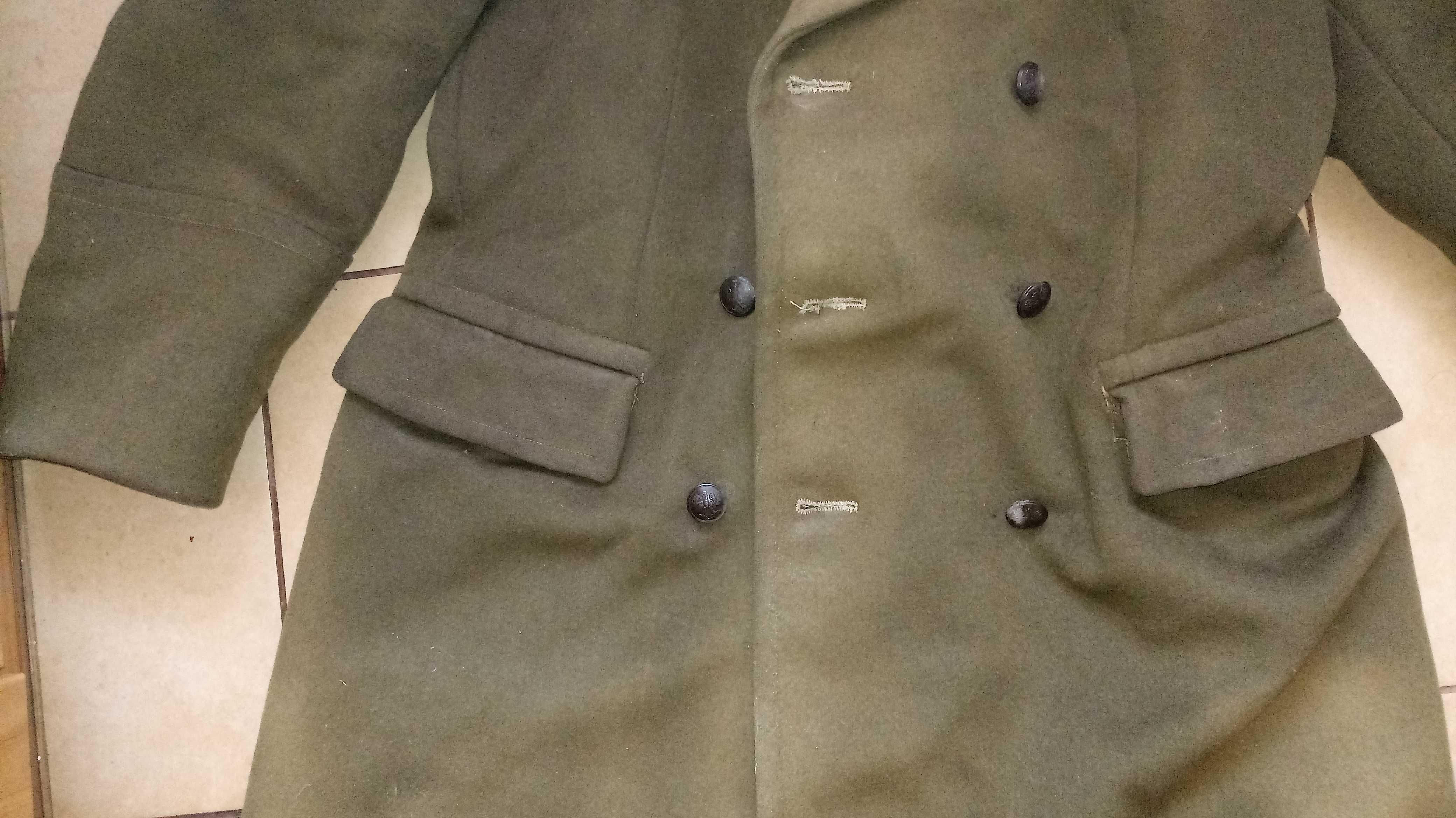Płaszcz Szynel wojskowy lwp wp prl pułkownik