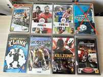 Jogos Playstation futebol videojogos PSP fifa filme gran turismo pes