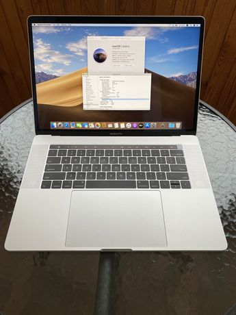 Apple MacBook Pro 15-inch Silver Touch Bar 2016 (MLW82LL/A)