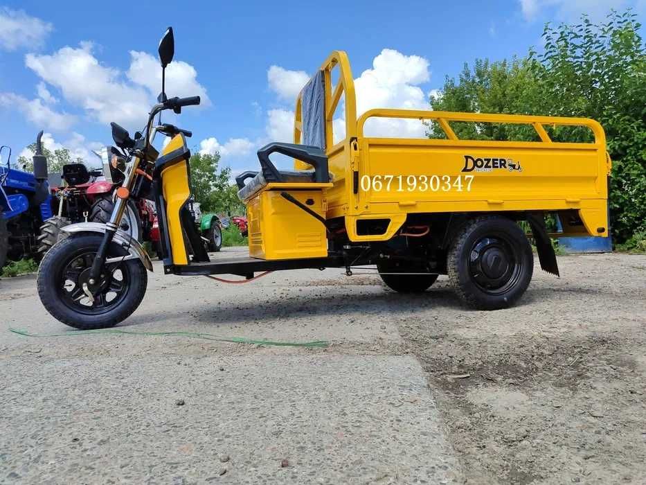 Електроцикл Dozer Model-2 Скутер Трицикл Дозер 1200W Кредит Доставка