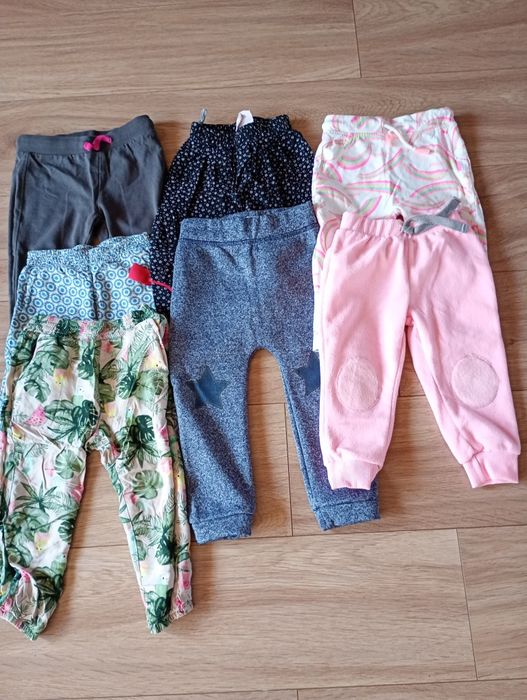 Duża paka ubrań dla dziewczynki. Rozmiar 86-92