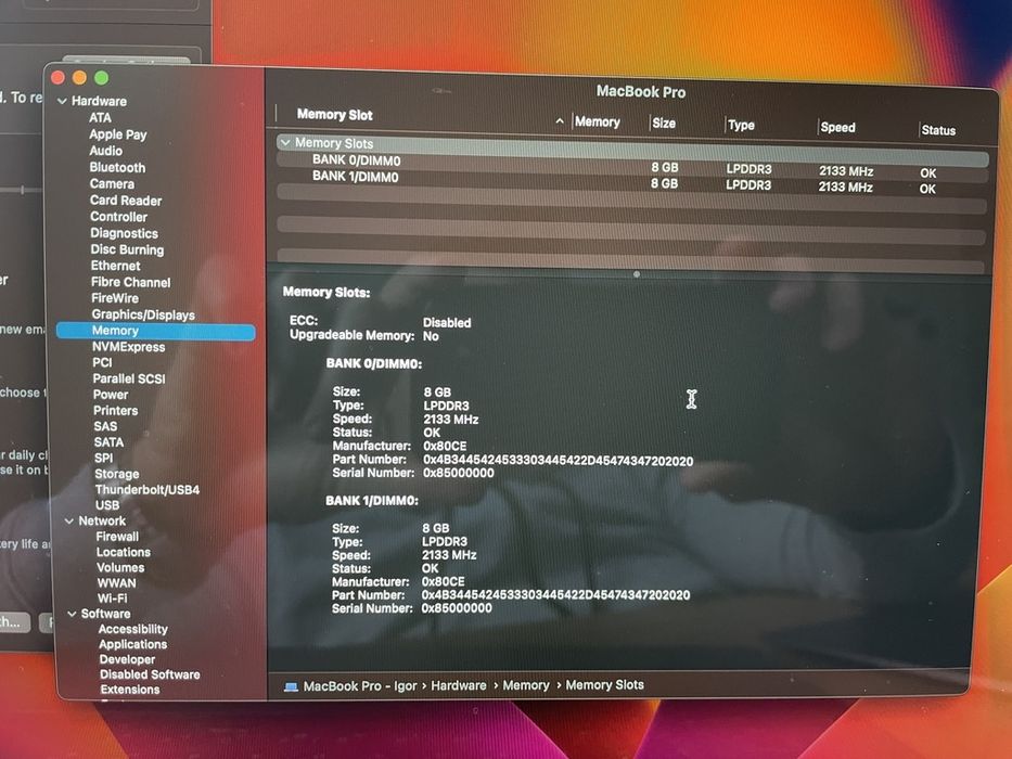 MacBook 15 pro ..
