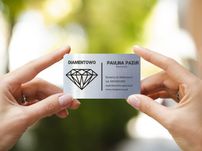 Wizytówka/ki  aluminiowa super premium