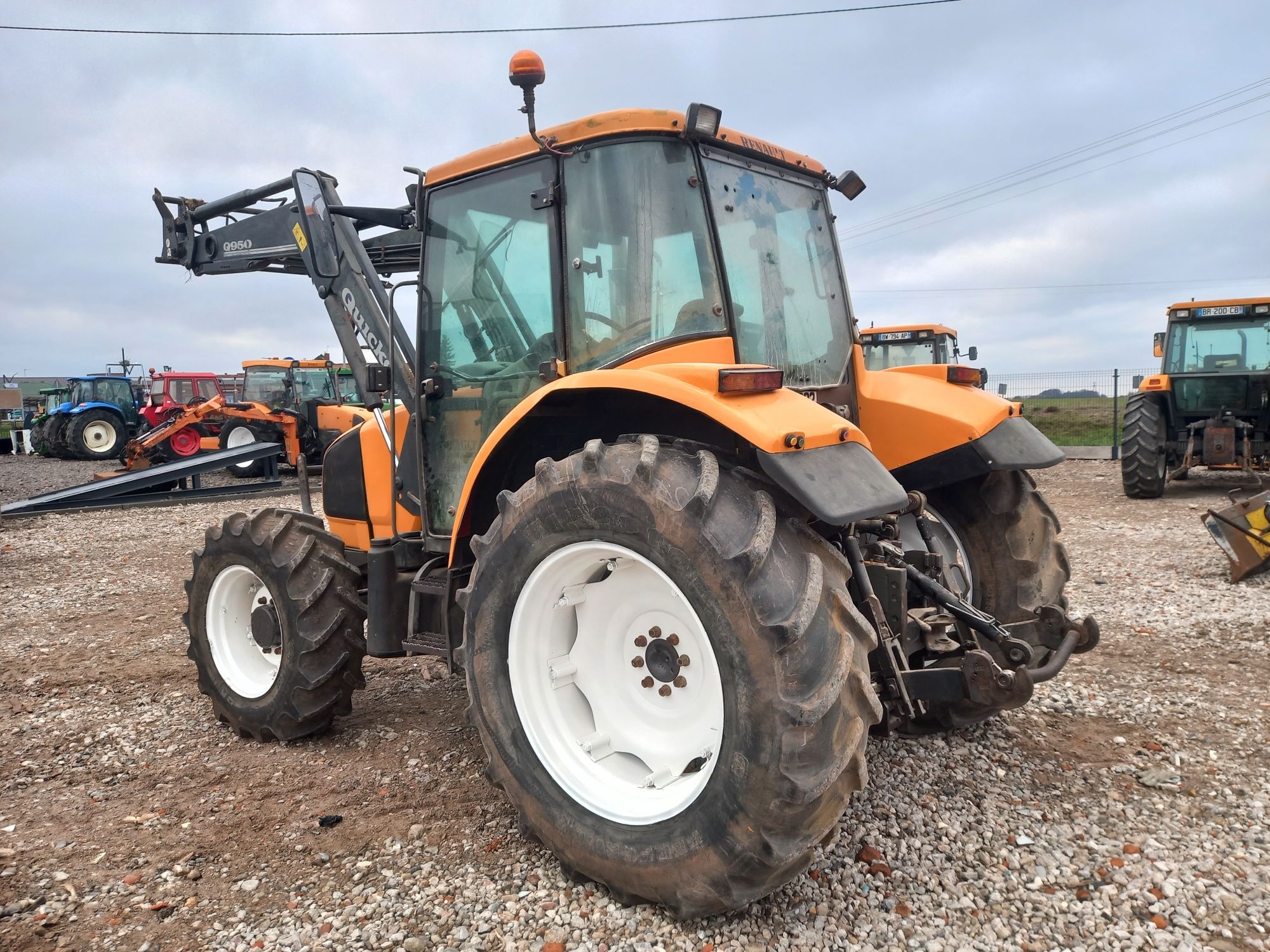 RENAULT ARES 550 z ładowaczem QUICKE silnik john deere jak case deutz