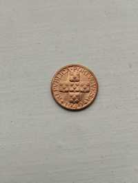 Moeda de xx centavos de bronze 1949 soberba