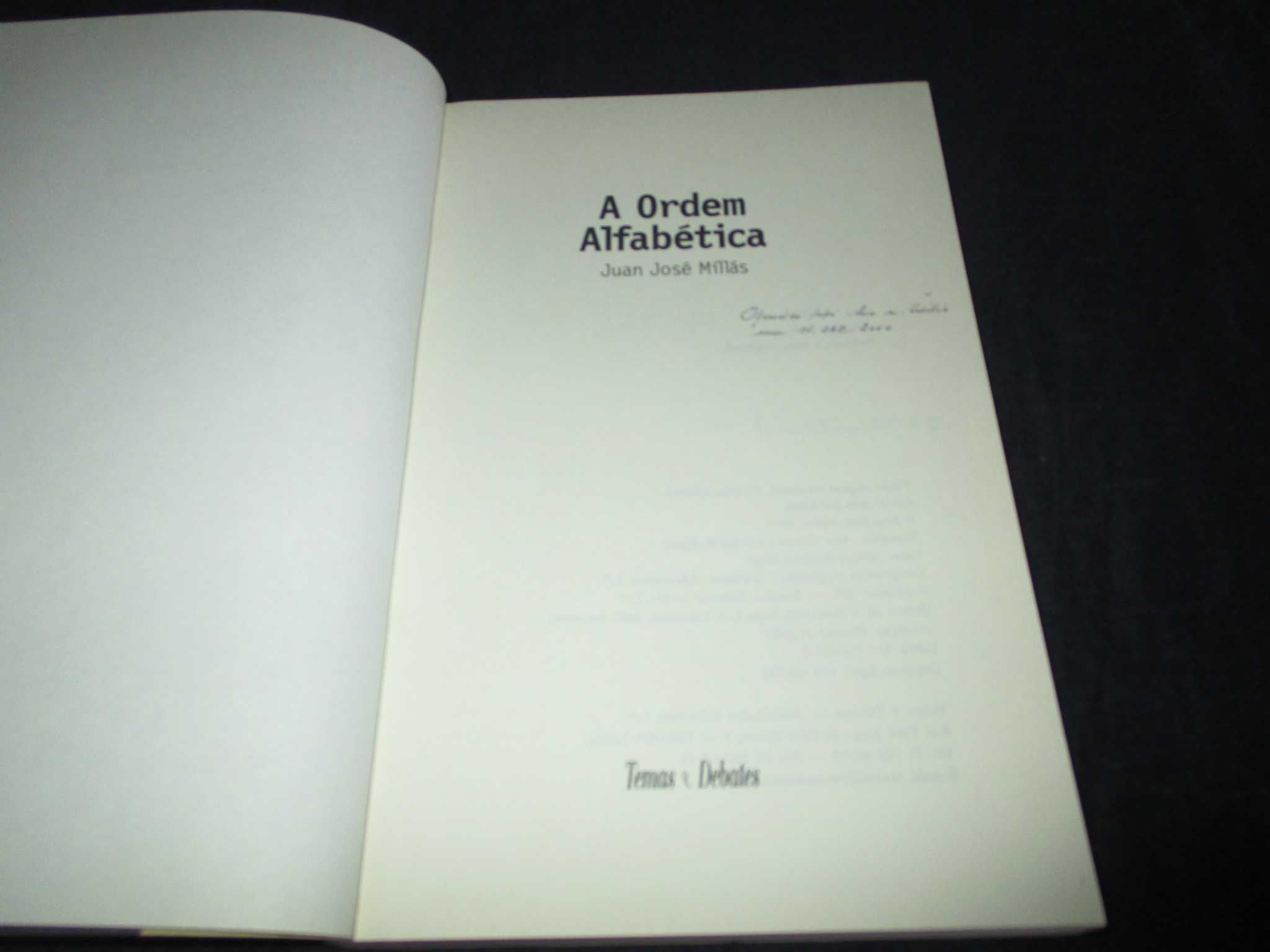 Livro A Ordem Alfabética Juan José Millás