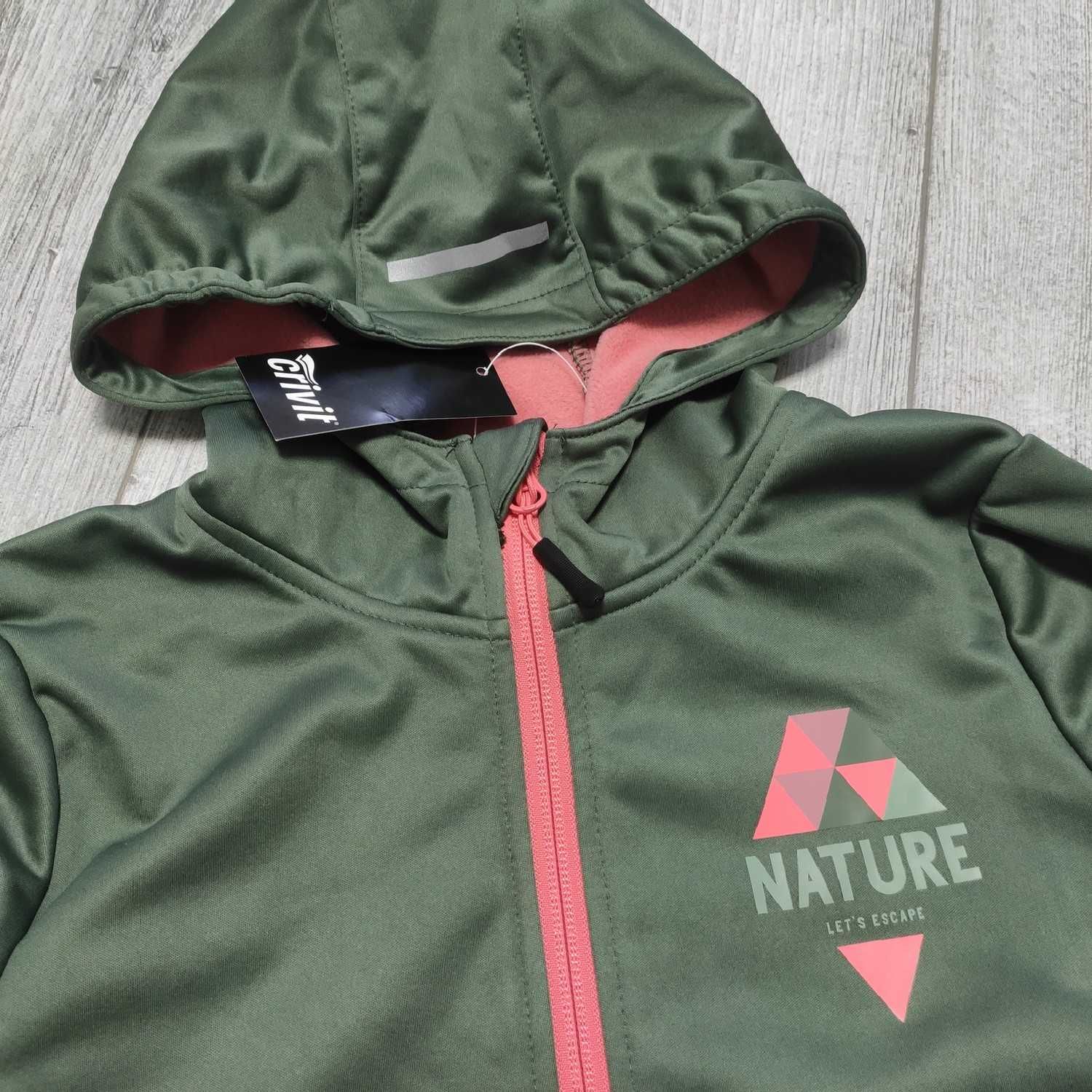 Куртка демісезонна вітрівка ветровка софтшелл softshell crivit 122-164