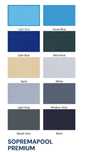 Folia basenowa SOPREMAPOOL 1,5 mm. 12 lat gwarancji, kolor:Medium Grey