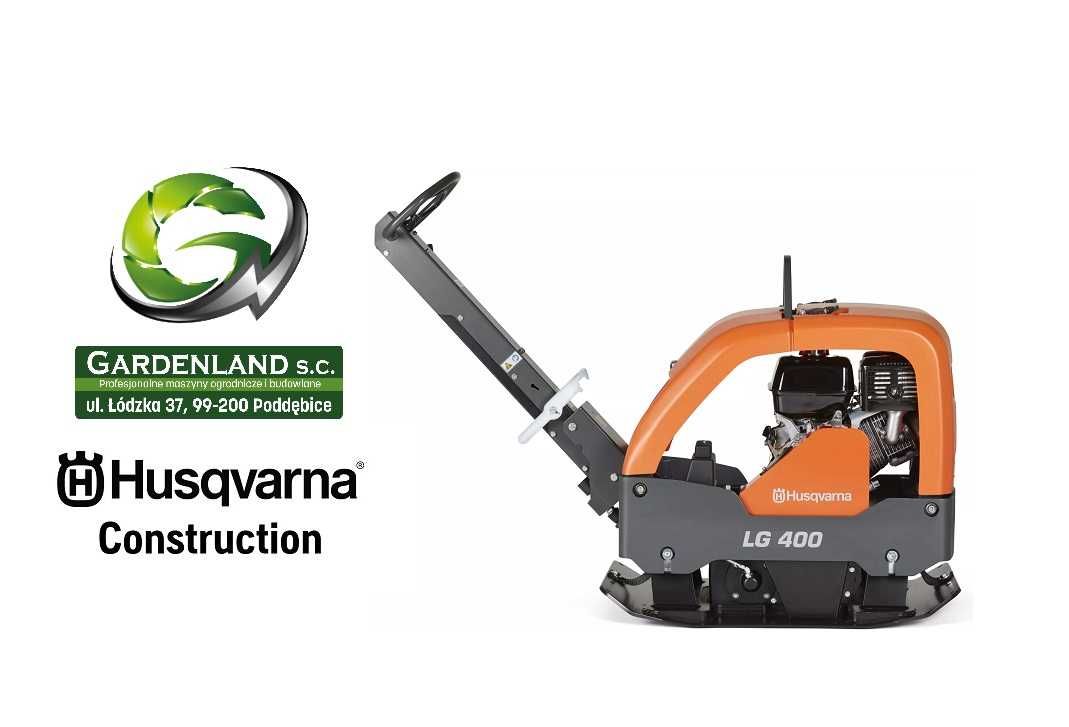 Husqvarna LG 400 rewers Honda 11 KM 65 cm. Zagęszczanie gruntu