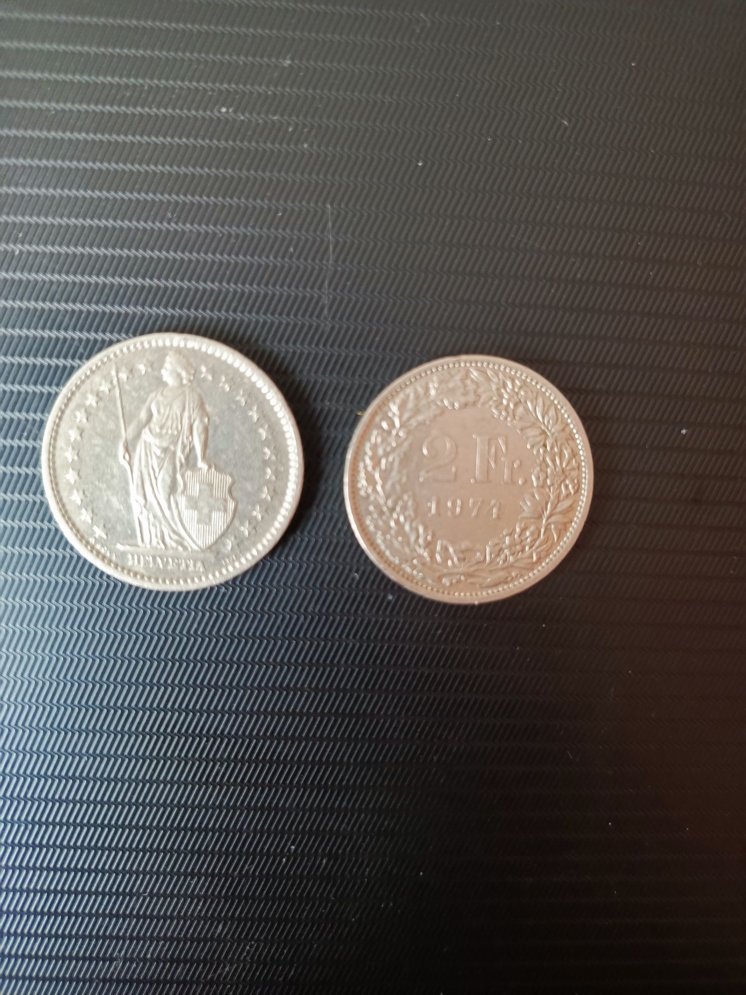 Монети 1974 року(Швейцарія)2Fr