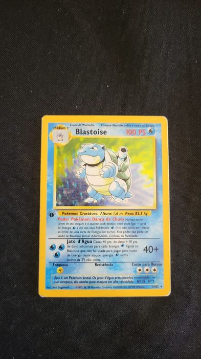 Blastoise 1st edicao pokemon