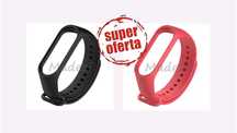 2 szt Opaska zamienna do Xiaomi mi band 4 i 3 Czerwona Czarna
