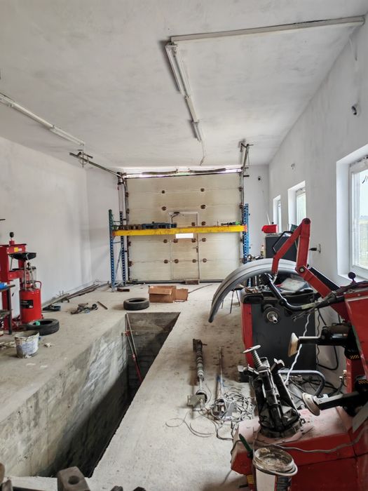 Brama panelowa segmentowa 3,5x3,1 napęd warsztatowa garazowa horman