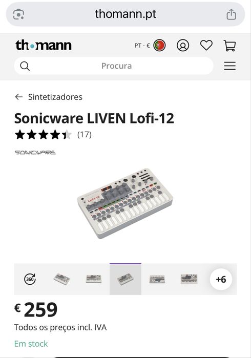 Sonicware LIVEN Lofi-12 Sampler e GrooveBox como novo