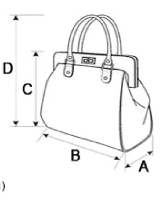 Torebka Louis Vuitton A112
Cena: 159 zł
A - 10 cm
B - 35 cm 
C - 23