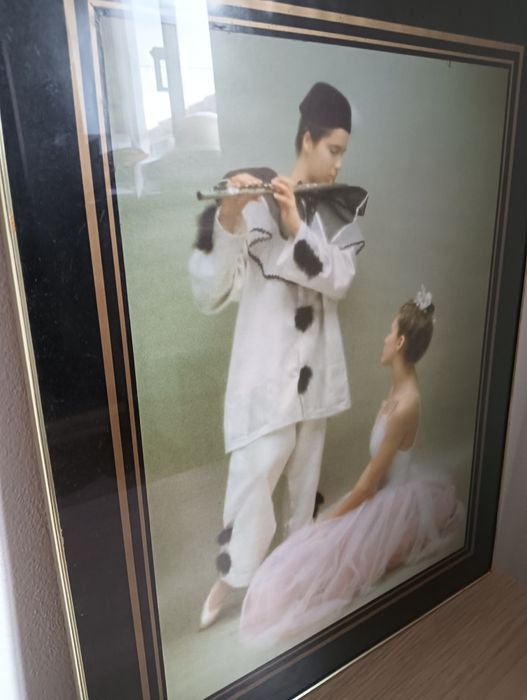 Quadro grande com bailarinos