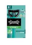 Wilkinson Maszynki do golenia 3 ostrza Xtreme 3 Sensitive Comfort 6szt