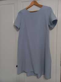Sukienka ciążowa błękitna oversize